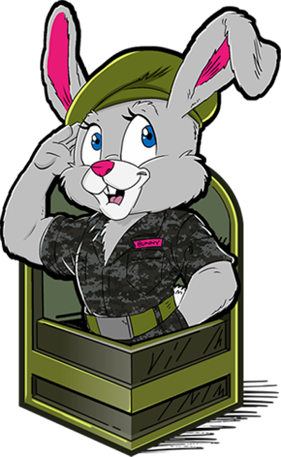 Commander Bunny in her bunker